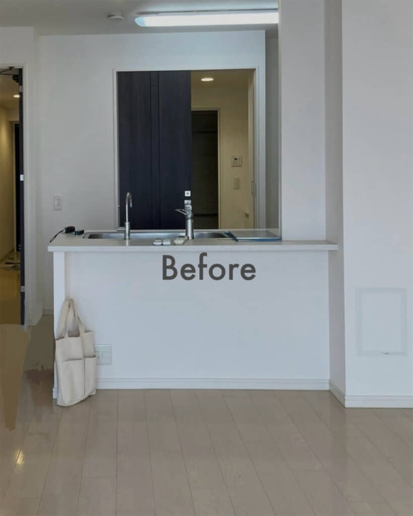 キッチンのビフォー