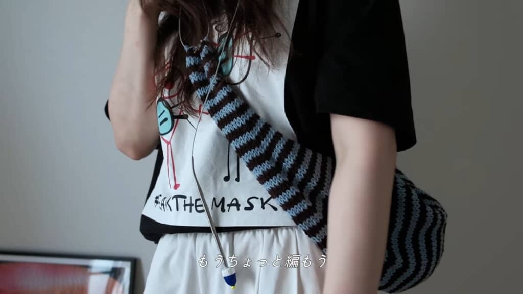 肩ひもの長さをチェック