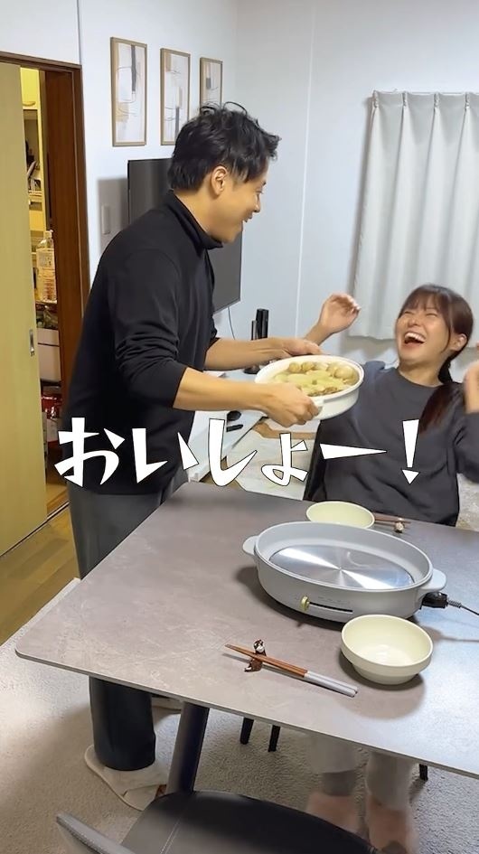 思わず鍋をぶっかけそうになるゆうたさん