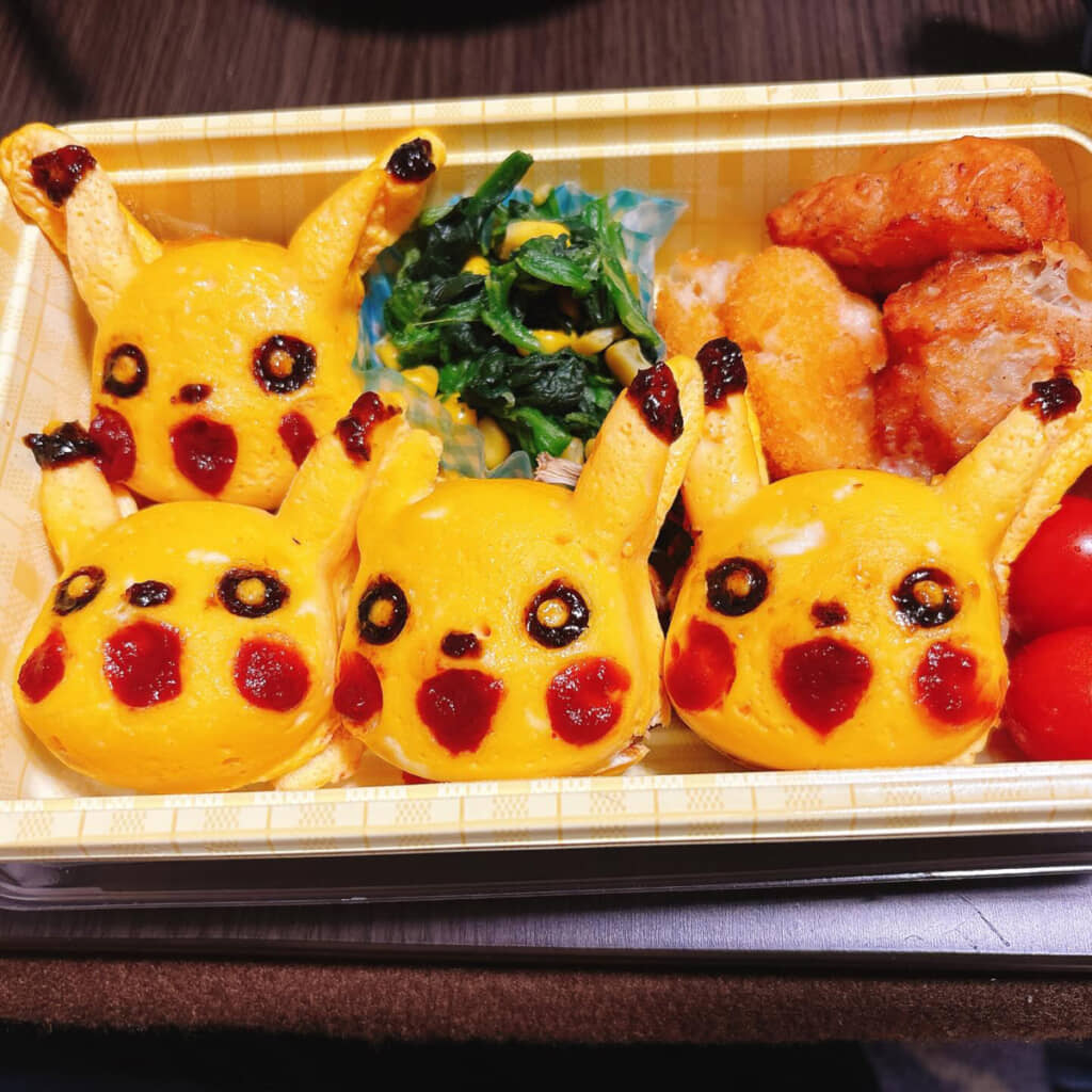 ピカチュウでいっぱいのお弁当！