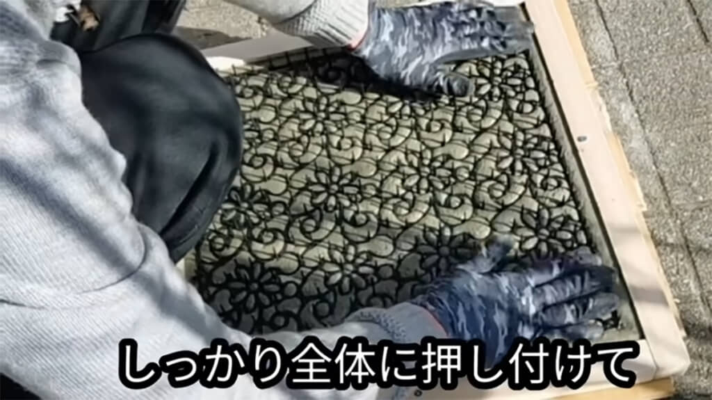 ねこ徐けマットをスタンプとして活用