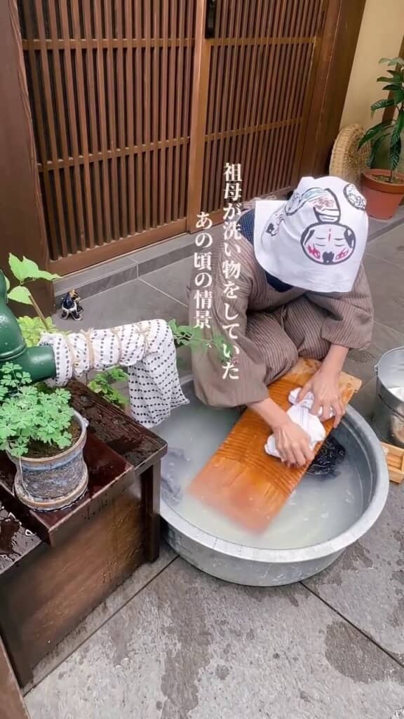 祖母が洗い物をしていた時代を思い返す投稿者