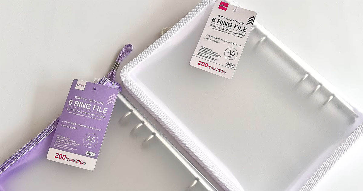 ダイソーの6リングファイル→想像を超える“シール帳”に！　完成度がすごすぎて「センス良すぎ」「作りたくなった」（1/3） | ライフスタイル ねとらぼ
