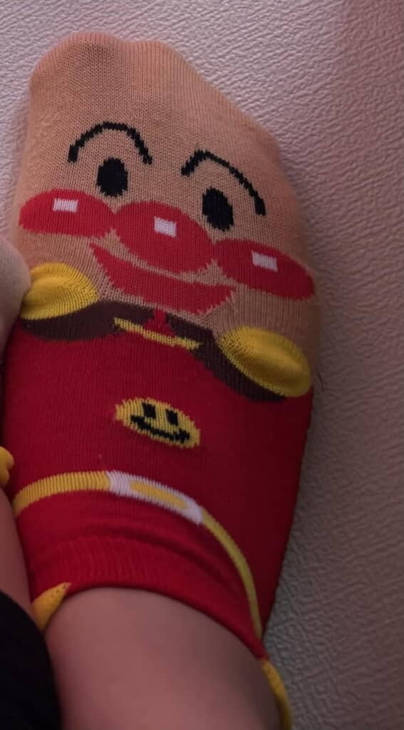 足がまるごとアンパンマンに