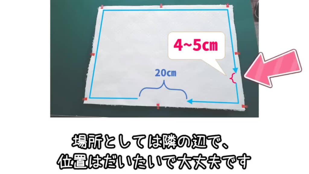 ポイントは“小さな開き口”の追加