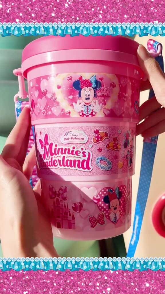 ミニーマウスのイラストがキュート