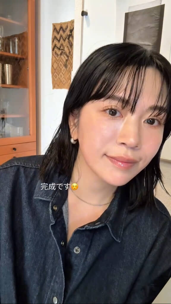 Ayaさん流“多幸感メイク”完成