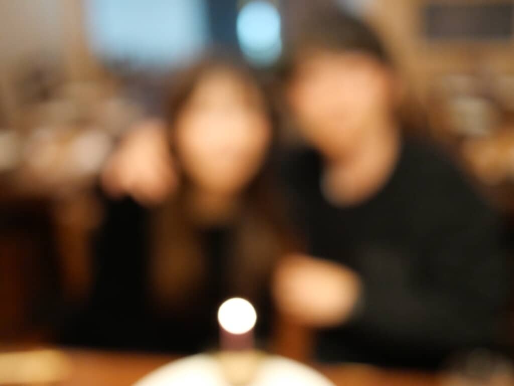 見事なぼやけ方（画像提供：上竹 遵志さん／@junji____）