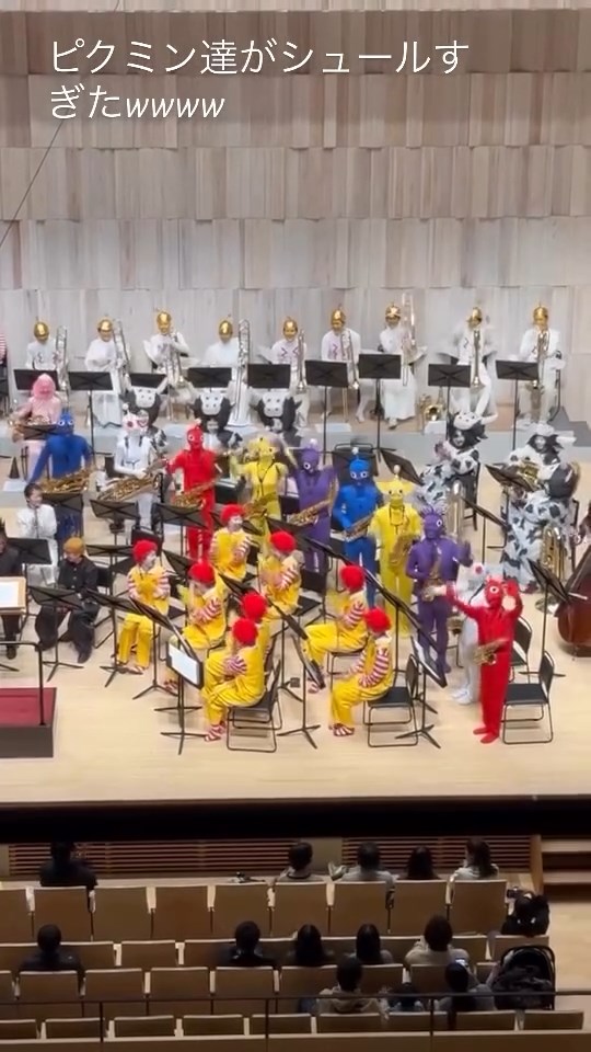 拍手に迎えられるピクミンたち