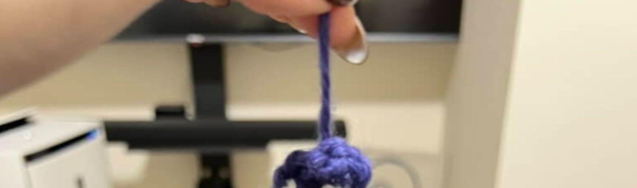 編み物を始めた妻→夫にキーホルダーを作ると……「呪物できたえぐい」　まさかの完成品に「大爆笑でした」「干からびたピクミンみたい」（1/3） | ハンドメイド ねとらぼ