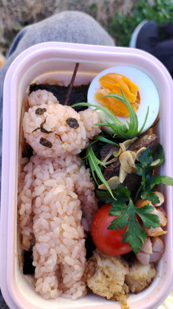 ぐったり感が最高なマーフィー君弁当