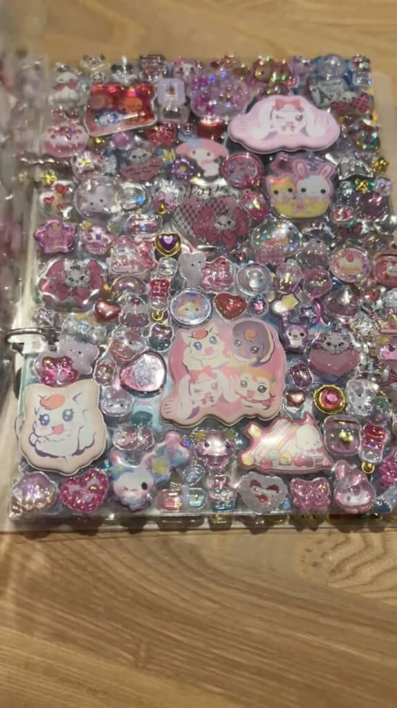 ピンク系シールのページ