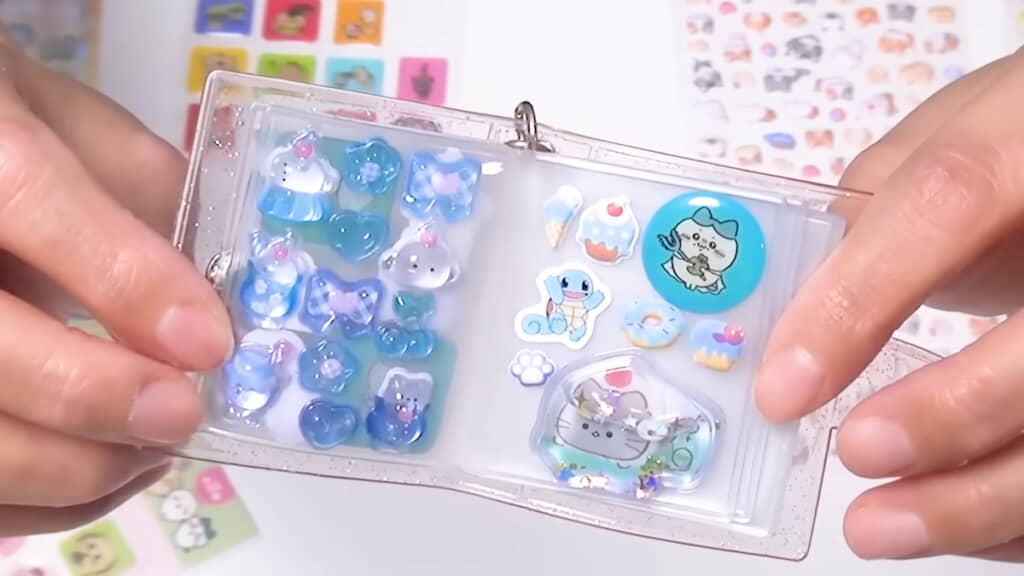 「ウォーターシールだから振ると水が揺れる」
