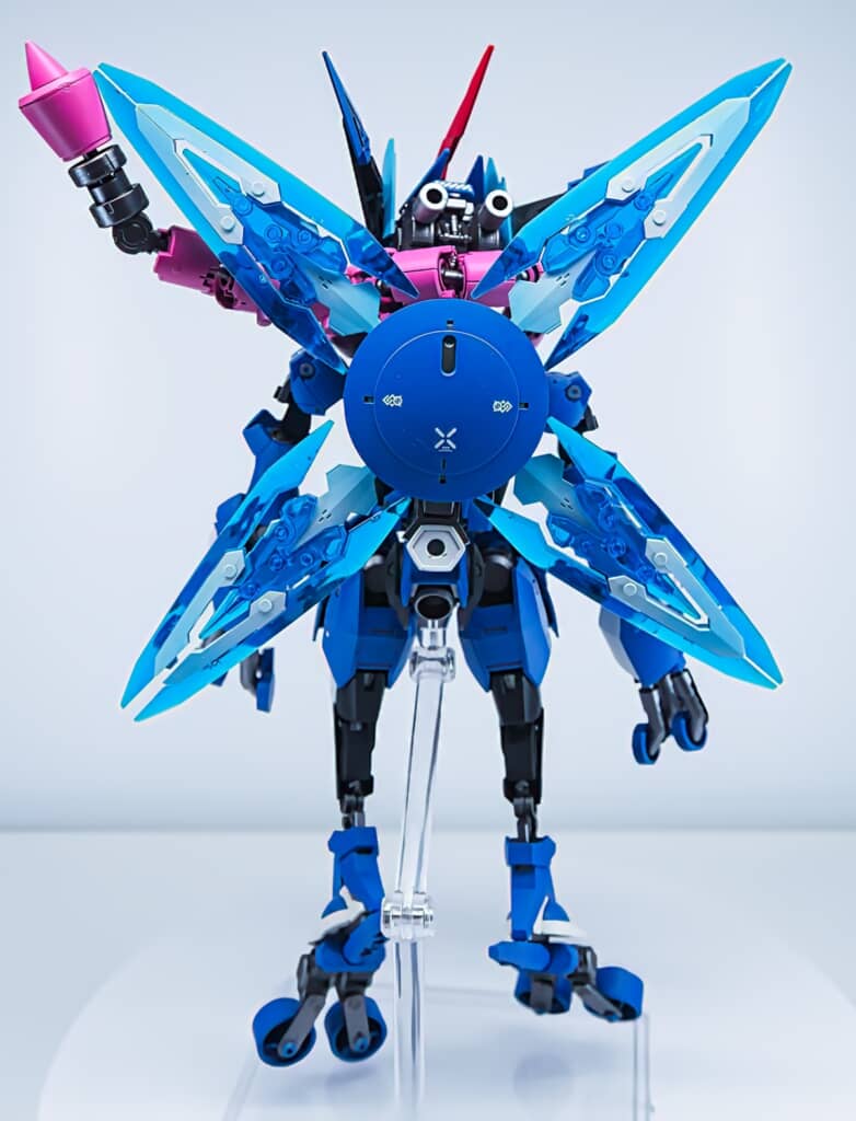 ガンプラメインのミキシングで再現したゲッコウガの背面