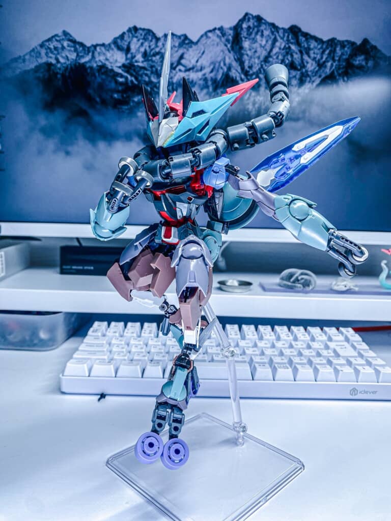 塗装前のHGゲッコウガ