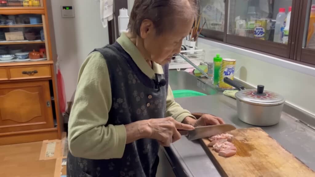 夕食作り開始！