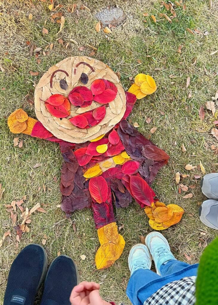 落ち葉でここまでできるとは……！