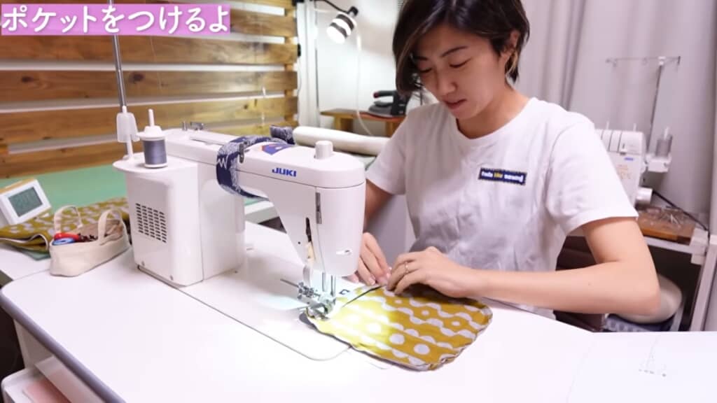 ポケットを作ります