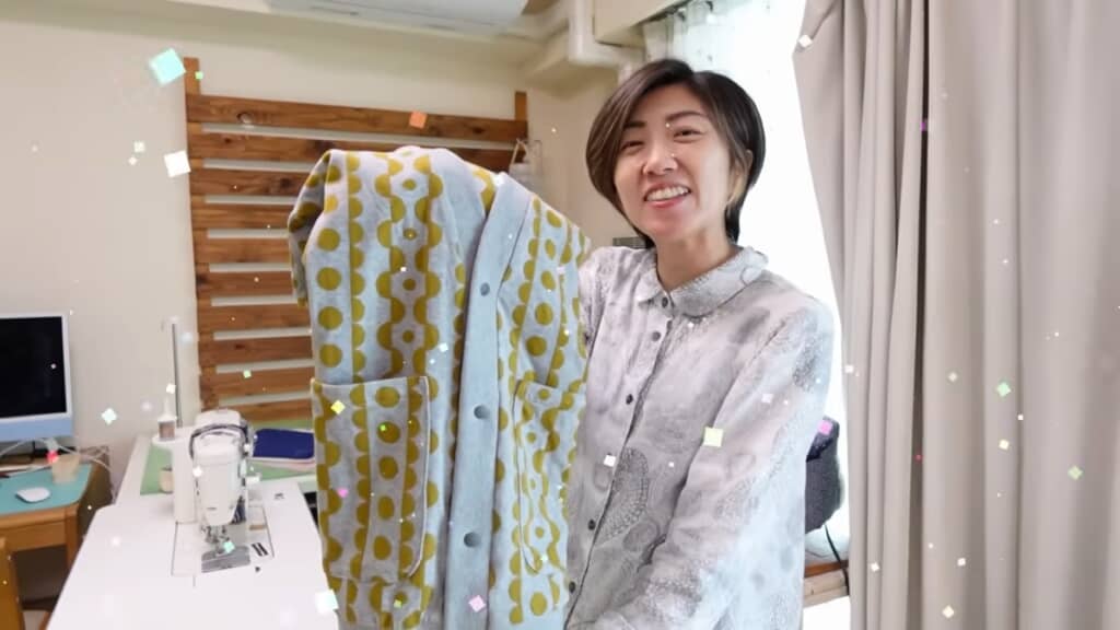 すてきなカーディガンが完成！