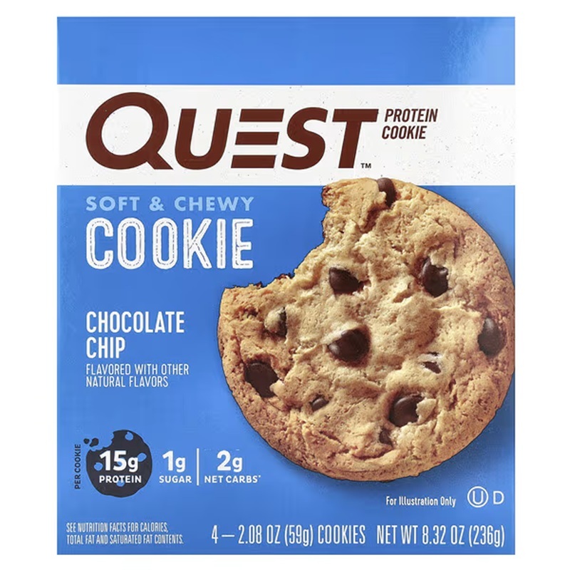 Quest Nutrition（クエストニュートリション）プロテインクッキー、チョコレートチップ