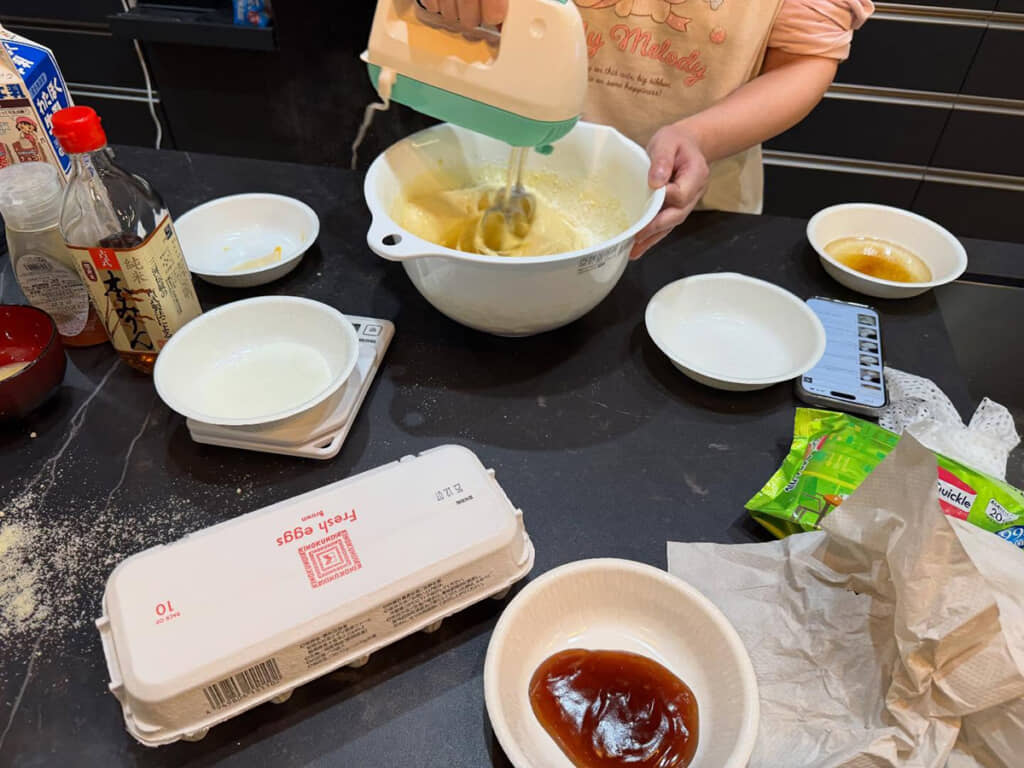 お菓子作りにハマった妻