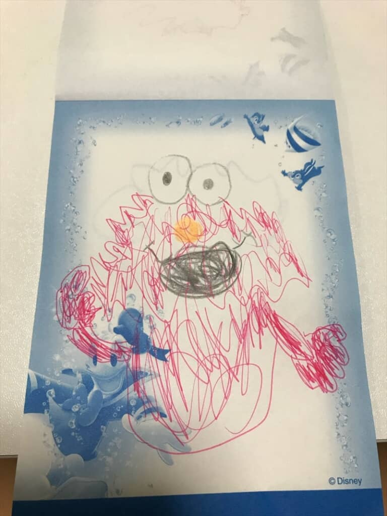 絵が上手い娘が描いたエルモ