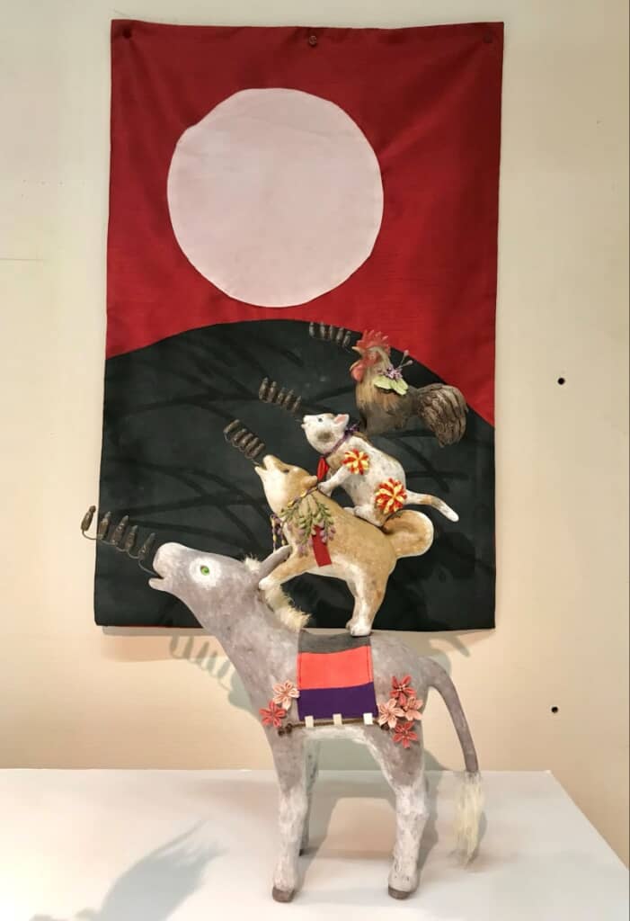 絵とそっくりなブレーメンの音楽隊