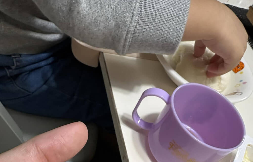 ママが2歳息子に「ちょっとちょうだい」と言ってみたら……