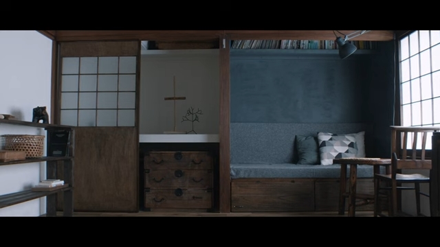 2階の押し入れとインテリアディスプレイ