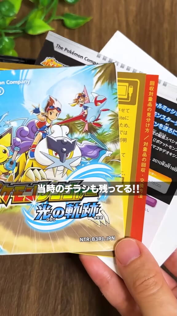 説明書だけでなくチラシまで揃っていた