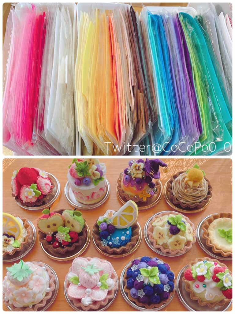 おいしそうなタルトやケーキに！