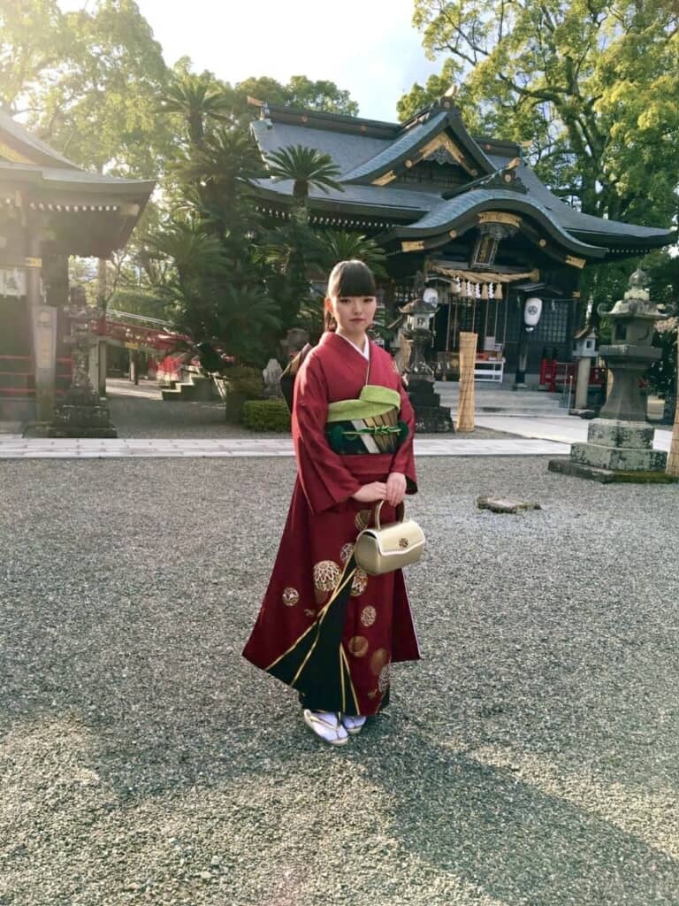 成人式でのmomoさん