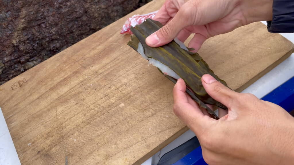 昆布締めを仕込む