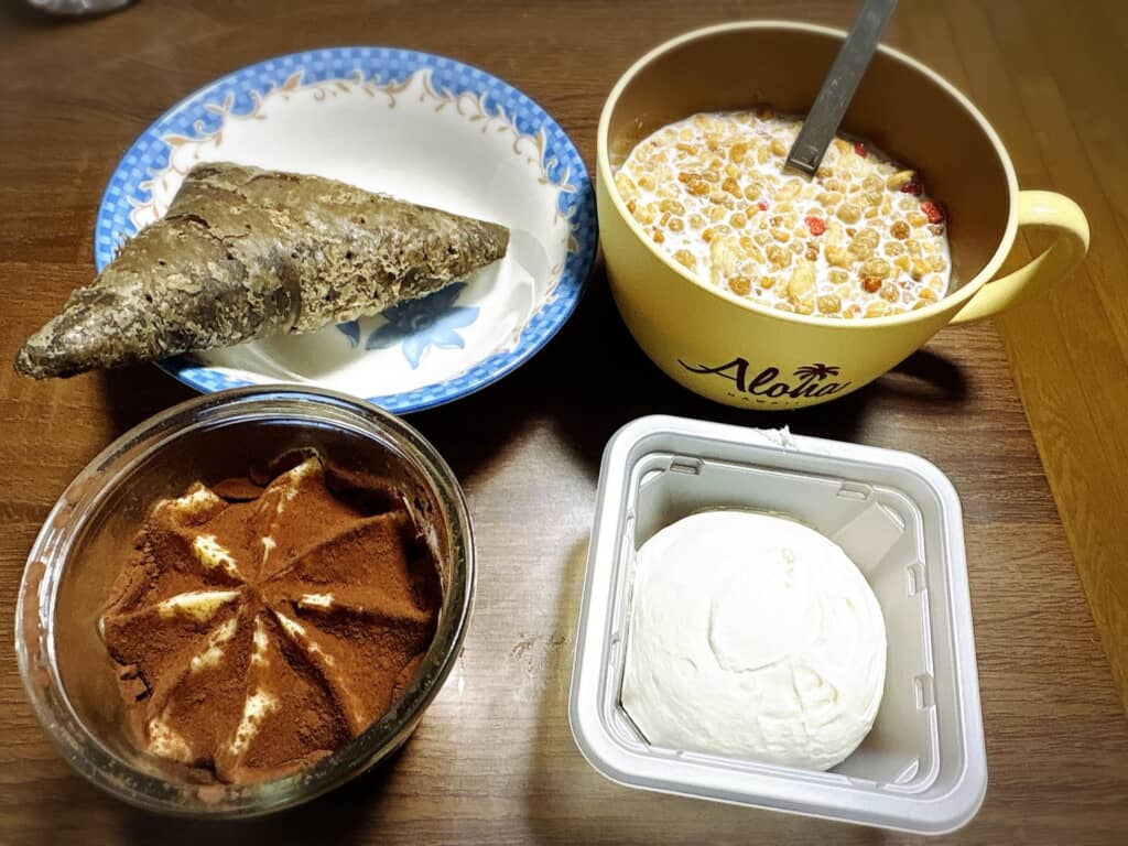 衝撃の夜食