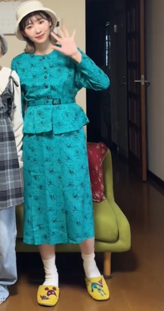 おばあちゃんとコーデ交換