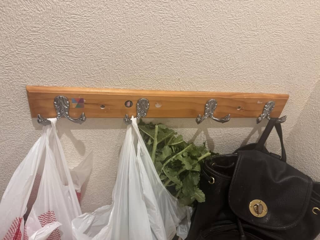 再度付け直して、正しい向きに戻ったフック