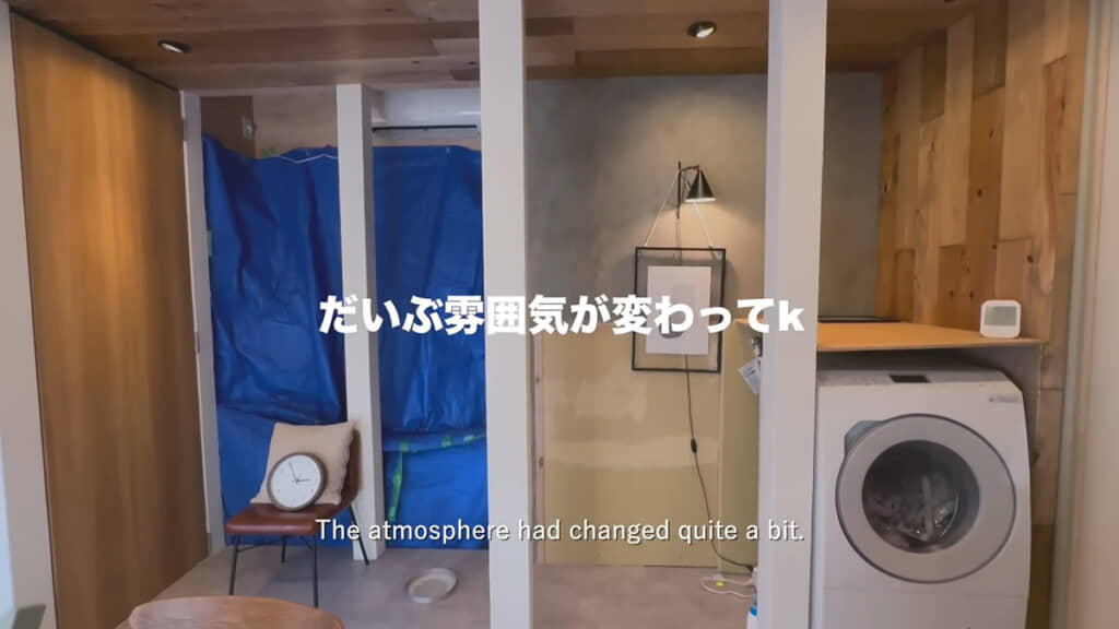 洗濯機の隣のスペースを活用！