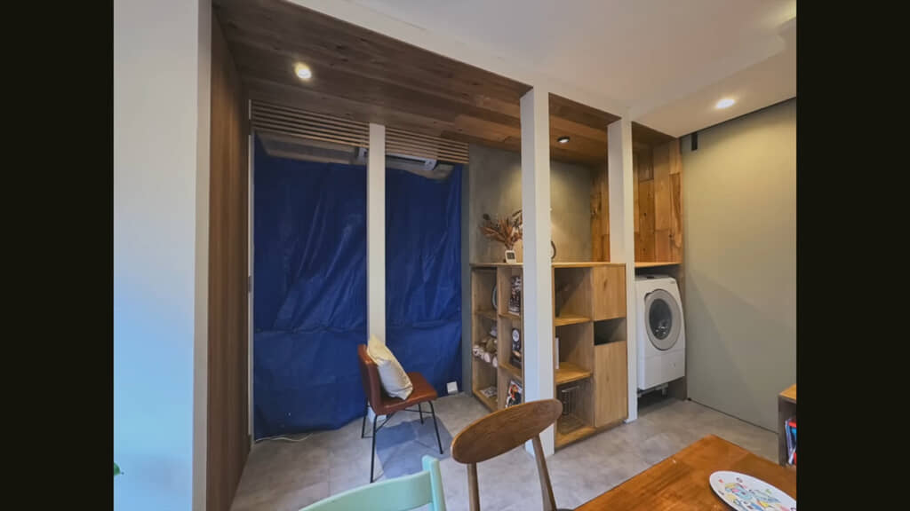 見た目もオシャレな棚に変化！