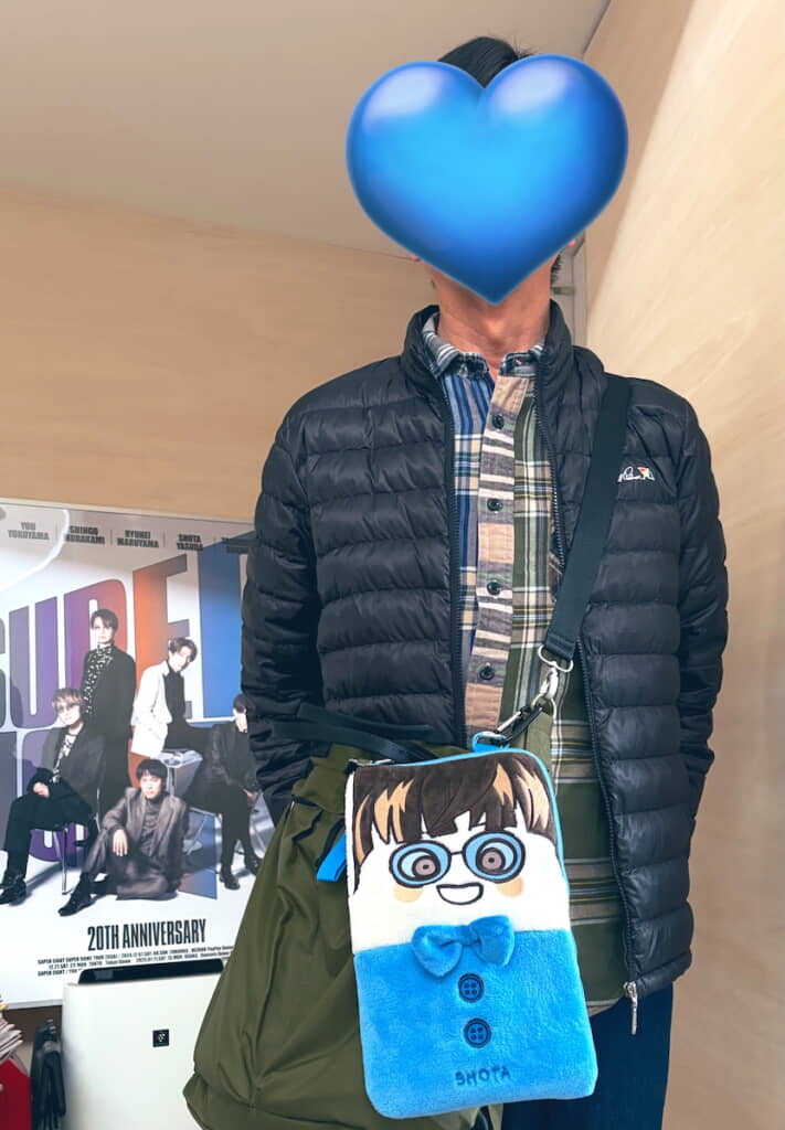 62歳父、推しグッズを身に着けていざライブへ！