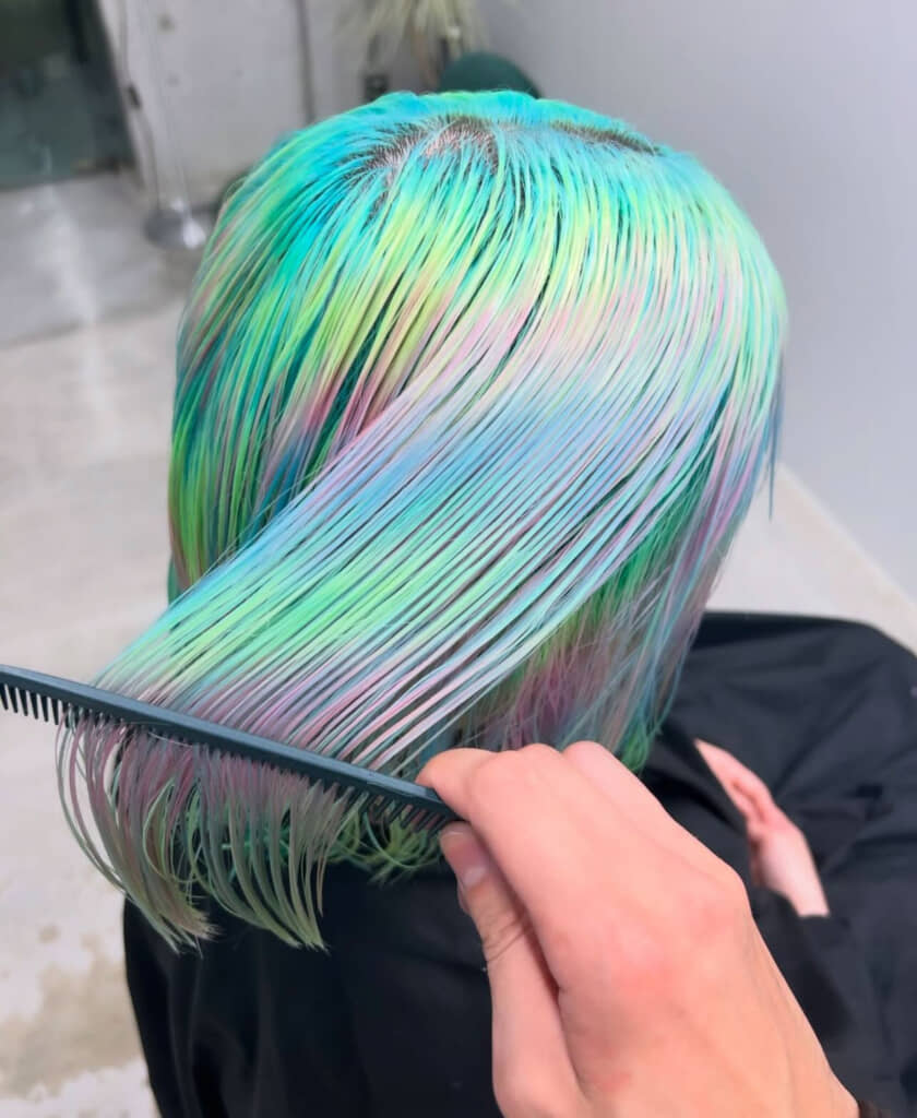 ドライ前でこのキラキラ感（画像提供：Ryuta Kosaka / minamo owner／@kosakanactionさん）