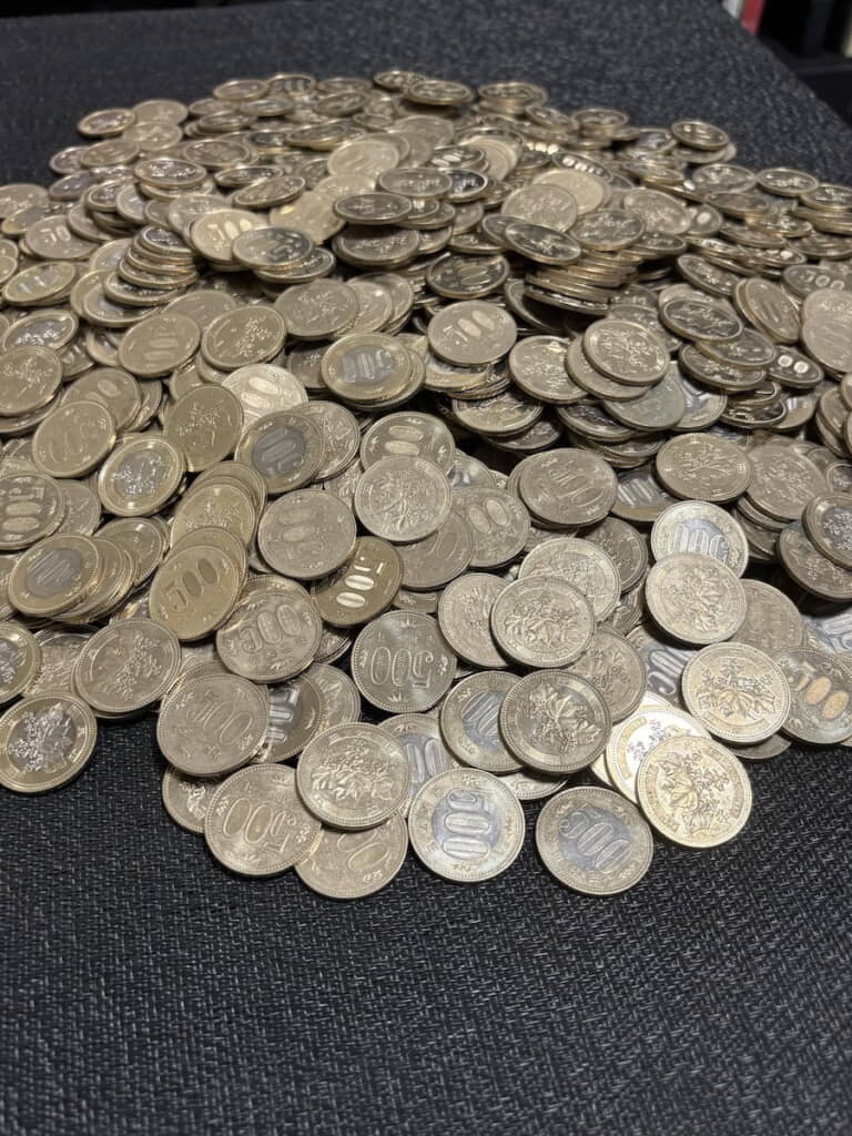 真ん中がこんもりと山になってる……！