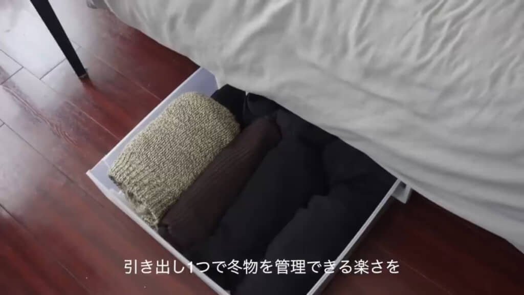 トップスがこれくらいにまとまると管理も楽チンです