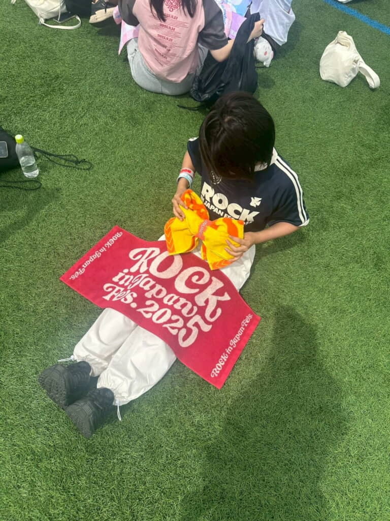 そうかと思えば音楽フェスに参加！