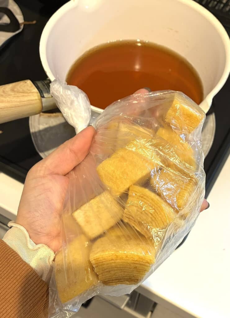 バームクーヘンでした！