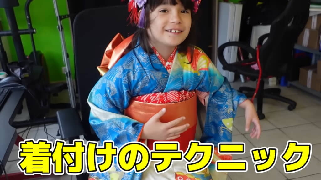 苦しくないように着付けを工夫