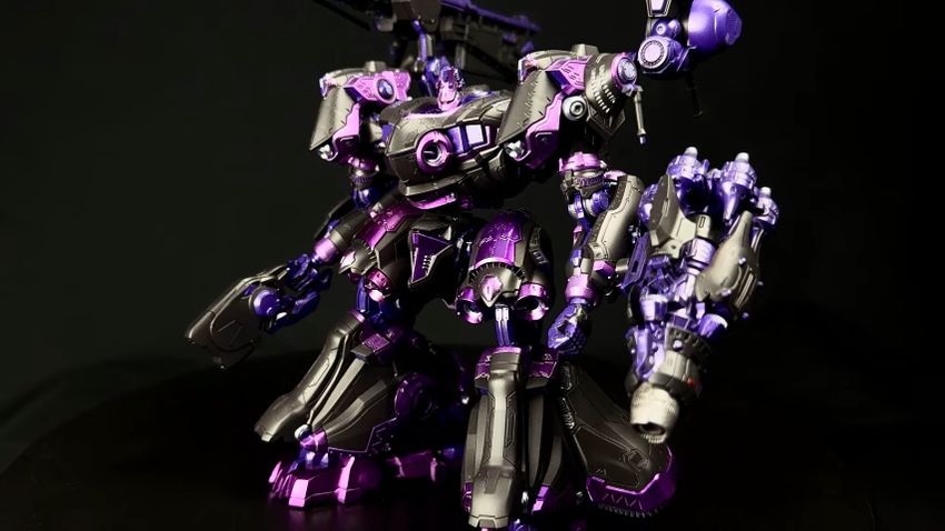 改修・塗装が終わった「オープンフェイス」のプラモデル