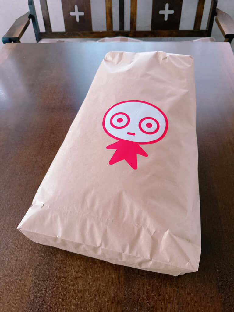 米袋に入った「UHA味覚糖 年末特大福袋」を開封したら……