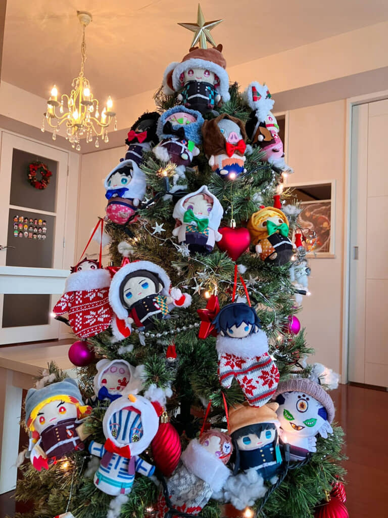 鬼殺隊と鬼で祝うクリスマス