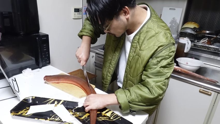 ヤガラの背を開く投稿者