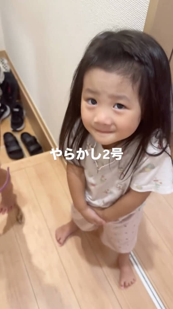 次女ちゃんはさらに短いパッツン！